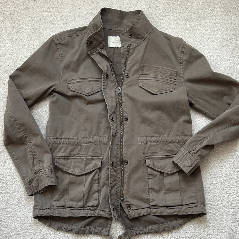 Women’s Hinge Utility Jacket in Brown, Size M - Picture 4 of 10